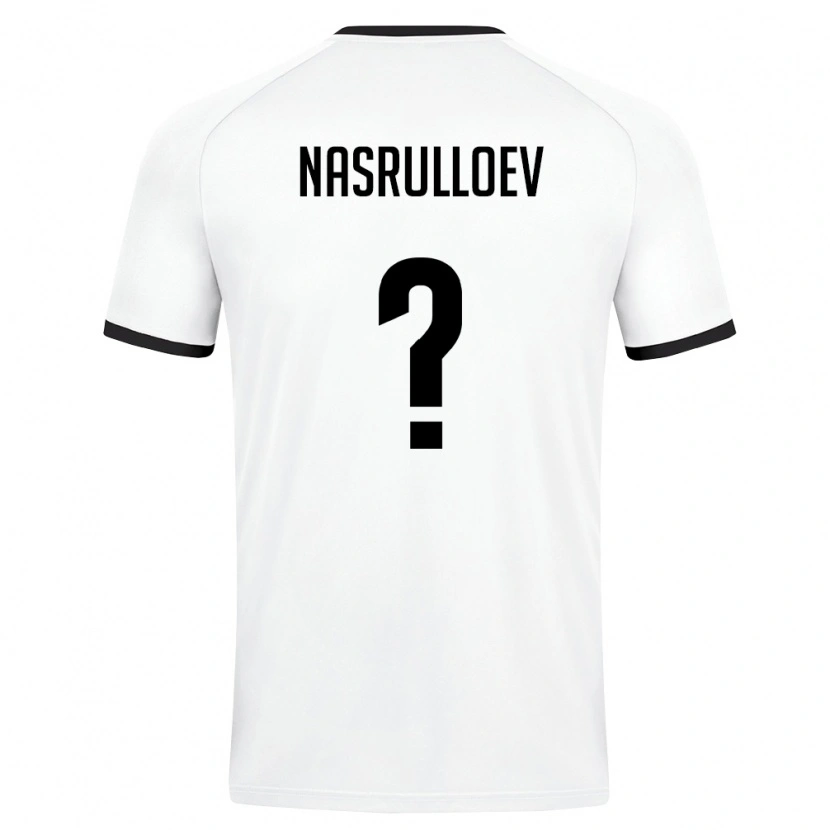 Danxen Women Uzbekistan Yakhyo Nasrulloev #0 White Dark Green Away Jersey 26-28 T-Shirt