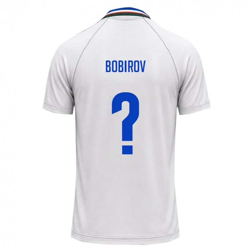 Danxen Women Uzbekistan Abdulaziz Bobirov #0 White Dark Green Away Jersey 26-28 T-Shirt