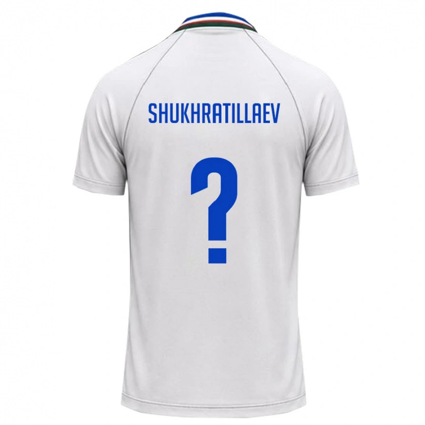Danxen Women Uzbekistan Usmon Shukhratillaev #0 White Dark Green Away Jersey 26-28 T-Shirt