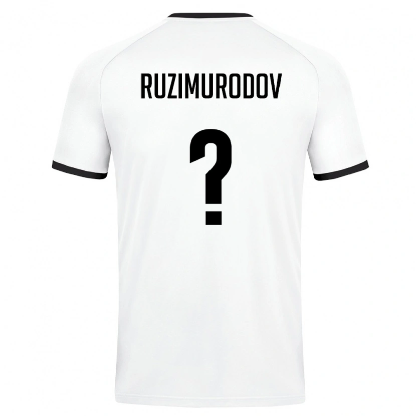 Danxen Women Uzbekistan Ruzimurod Ruzimurodov #0 White Dark Green Away Jersey 26-28 T-Shirt