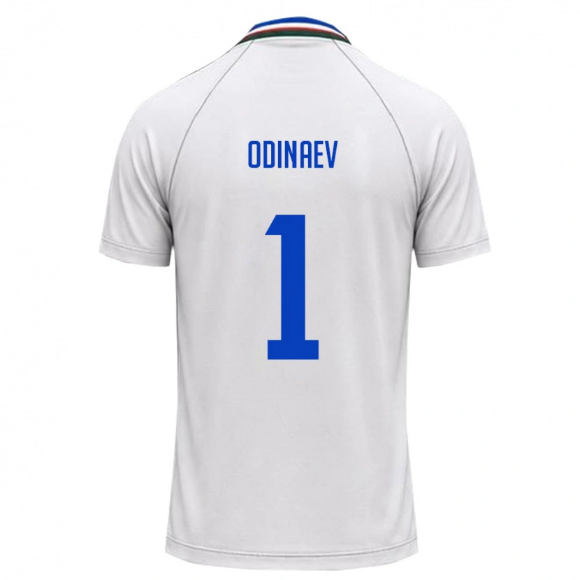 Danxen Women Uzbekistan Bogdan Odinaev #1 White Dark Green Away Jersey 26-28 T-Shirt