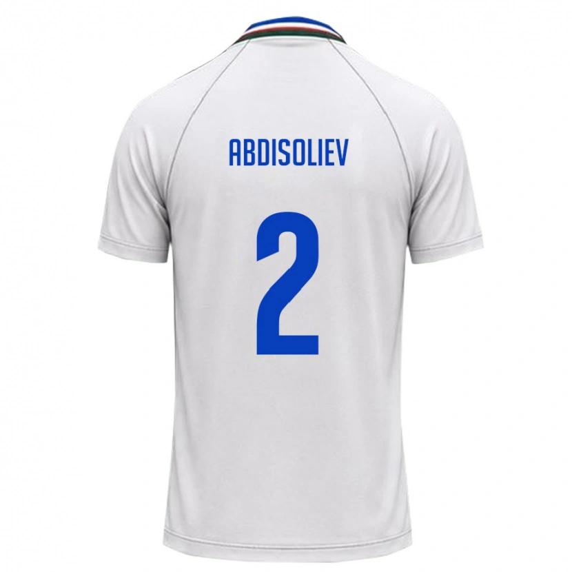 Danxen Women Uzbekistan Mashkhurbek Abdisoliev #2 White Dark Green Away Jersey 26-28 T-Shirt
