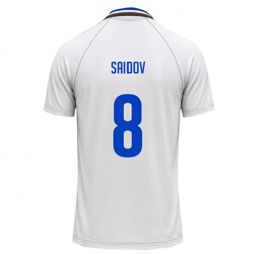 Danxen Women Uzbekistan Abdusamad Saidov #8 White Dark Green Away Jersey 26-28 T-Shirt