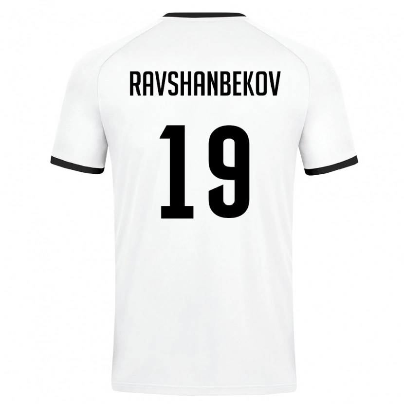 Danxen Women Uzbekistan Akhrorbek Ravshanbekov #19 White Dark Green Away Jersey 26-28 T-Shirt