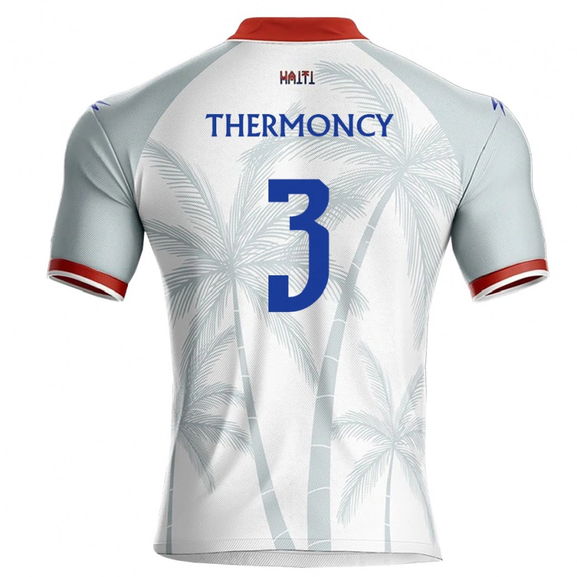 Danxen Women Haiti Keeto Thermoncy #3 White Red Gray Away Jersey 26-28 T-Shirt