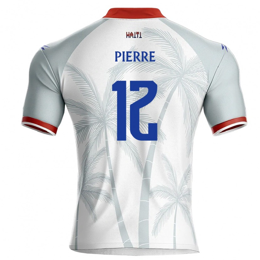 Danxen Women Haiti Alexandre Pierre #12 White Red Gray Away Jersey 26-28 T-Shirt