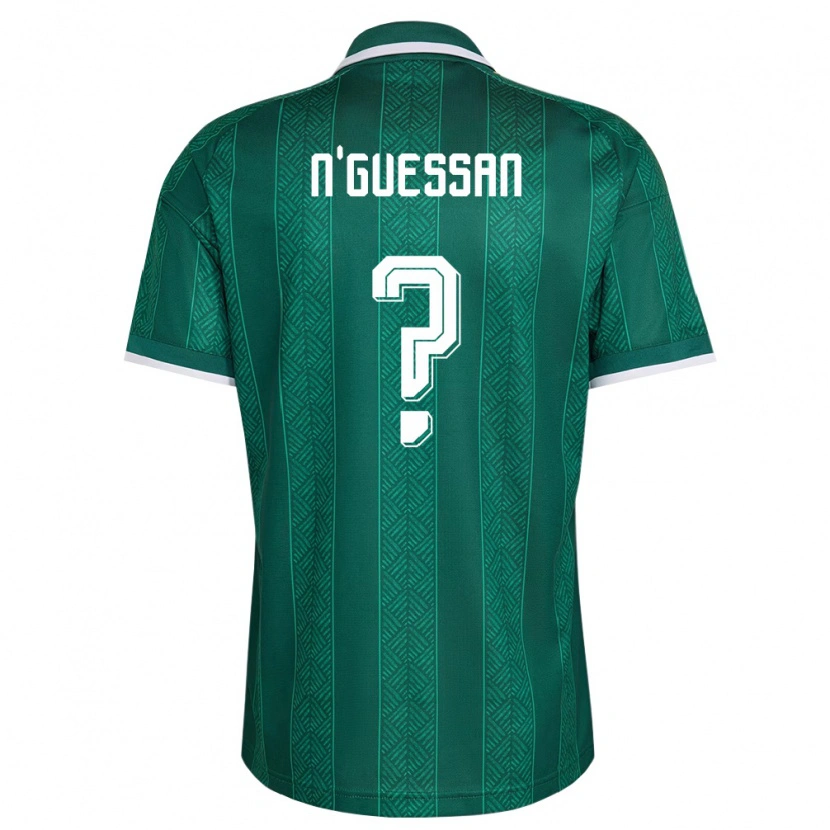 Danxen Women South Africa Siyabonga N'guessan #0 Green White Gold Away Jersey 26-28 T-Shirt