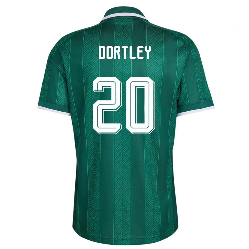 Danxen Women South Africa Rushwin Dortley #20 Green White Gold Away Jersey 26-28 T-Shirt