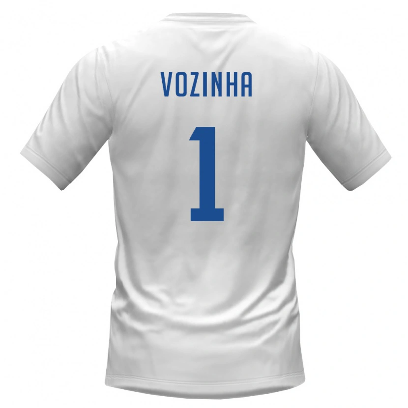 Danxen Women Cape Verde Vozinha #1 White Burgundy Away Jersey 26-28 T-Shirt