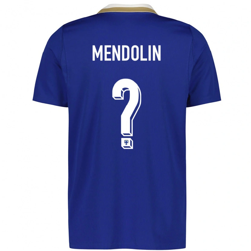 Danxen Women Finland Rasmus Mendolin #0 Blue White Away Jersey 26-28 T-Shirt