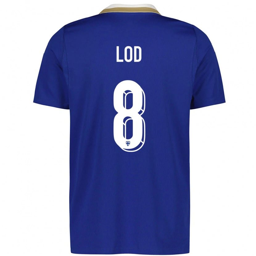 Danxen Women Finland Robin Lod #8 Blue White Away Jersey 26-28 T-Shirt