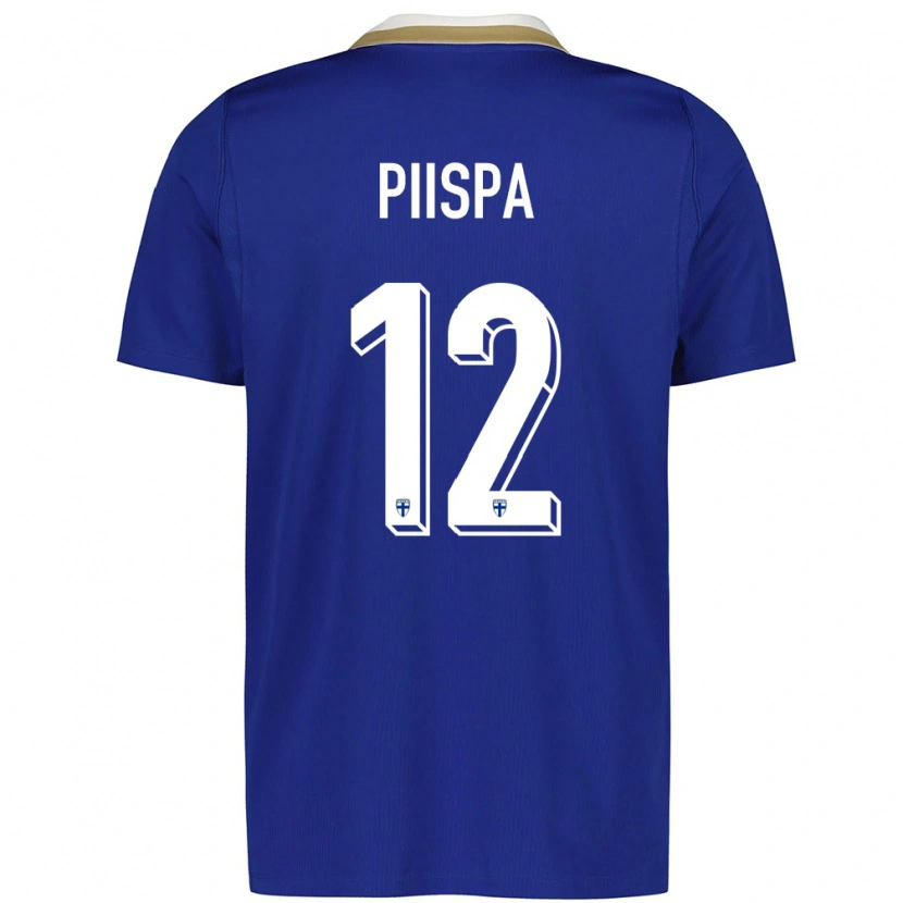 Danxen Women Finland Aleksi Piispa #12 Blue White Away Jersey 26-28 T-Shirt