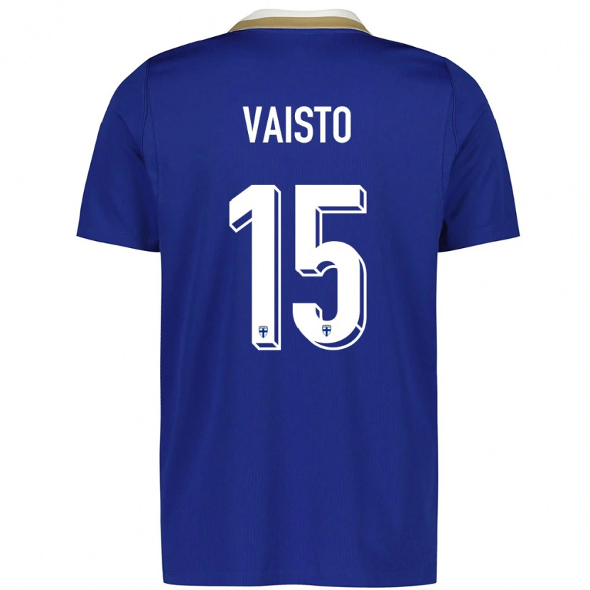 Danxen Women Finland Oskari Väistö #15 Blue White Away Jersey 26-28 T-Shirt