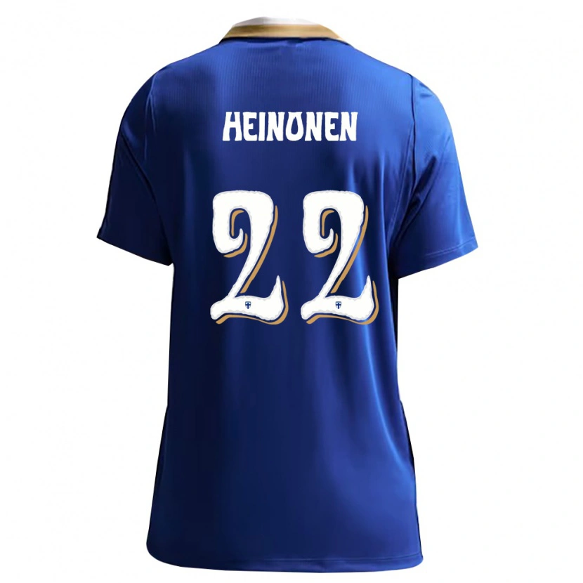 Danxen Women Finland Otto Heinonen #22 Blue White Away Jersey 26-28 T-Shirt