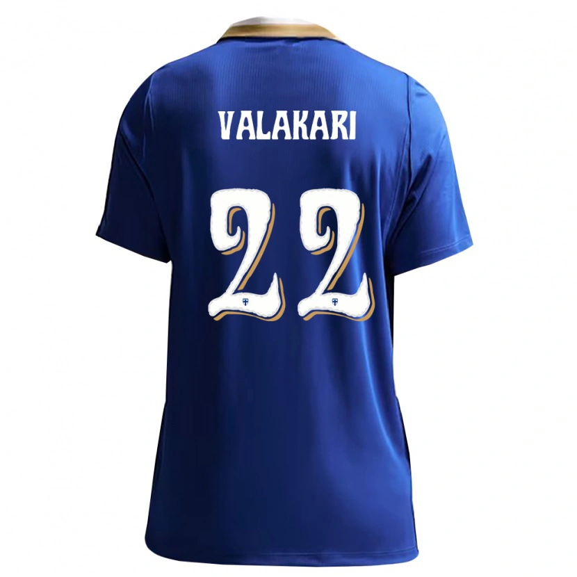 Danxen Women Finland Onni Valakari #22 Blue White Away Jersey 26-28 T-Shirt