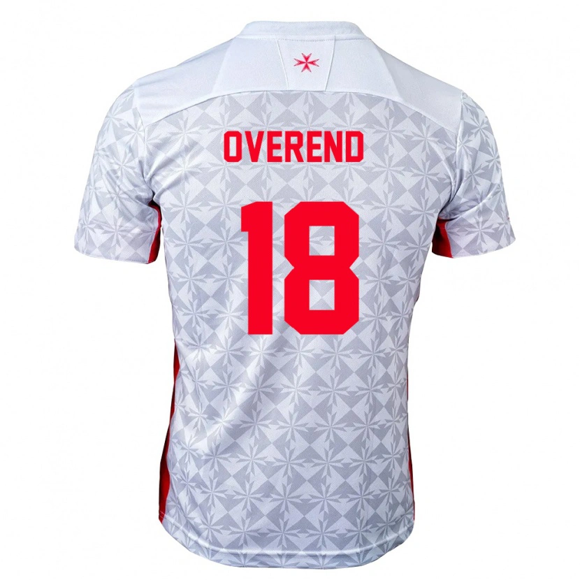 Danxen Women Malta Adam Magri Overend #18 Gray White Red Away Jersey 26-28 T-Shirt
