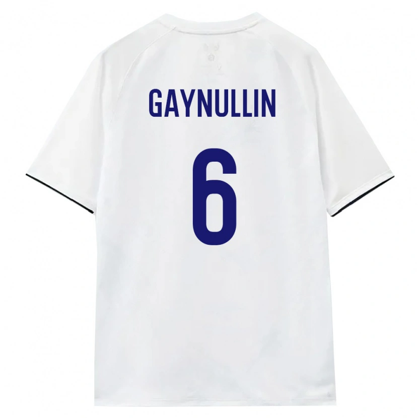 Danxen Women Russia Ramil Gaynullin #6 White Brown Black Away Jersey 26-28 T-Shirt
