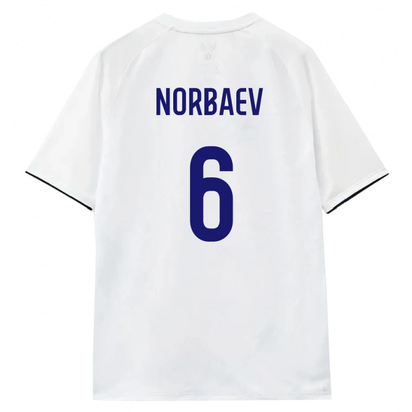 Danxen Women Russia Timur Norbaev #6 White Brown Black Away Jersey 26-28 T-Shirt