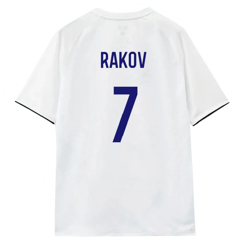 Danxen Women Russia Vadim Rakov #7 White Brown Black Away Jersey 26-28 T-Shirt