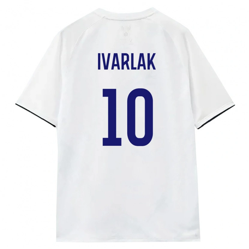 Danxen Women Russia Ilya Ivarlak #10 White Brown Black Away Jersey 26-28 T-Shirt