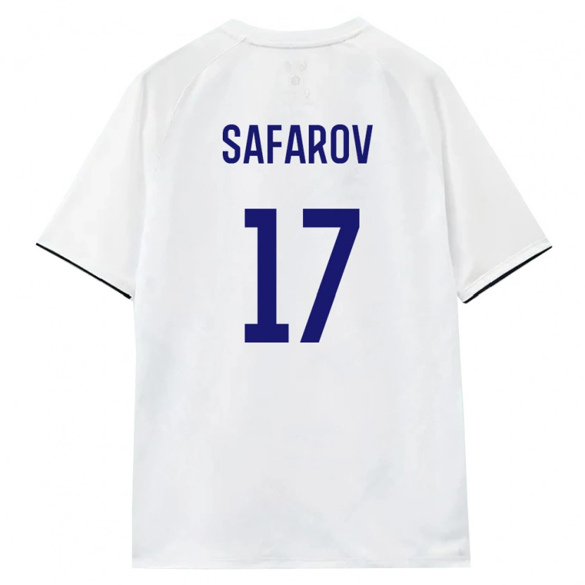 Danxen Women Russia Mukhamad Safarov #17 White Brown Black Away Jersey 26-28 T-Shirt