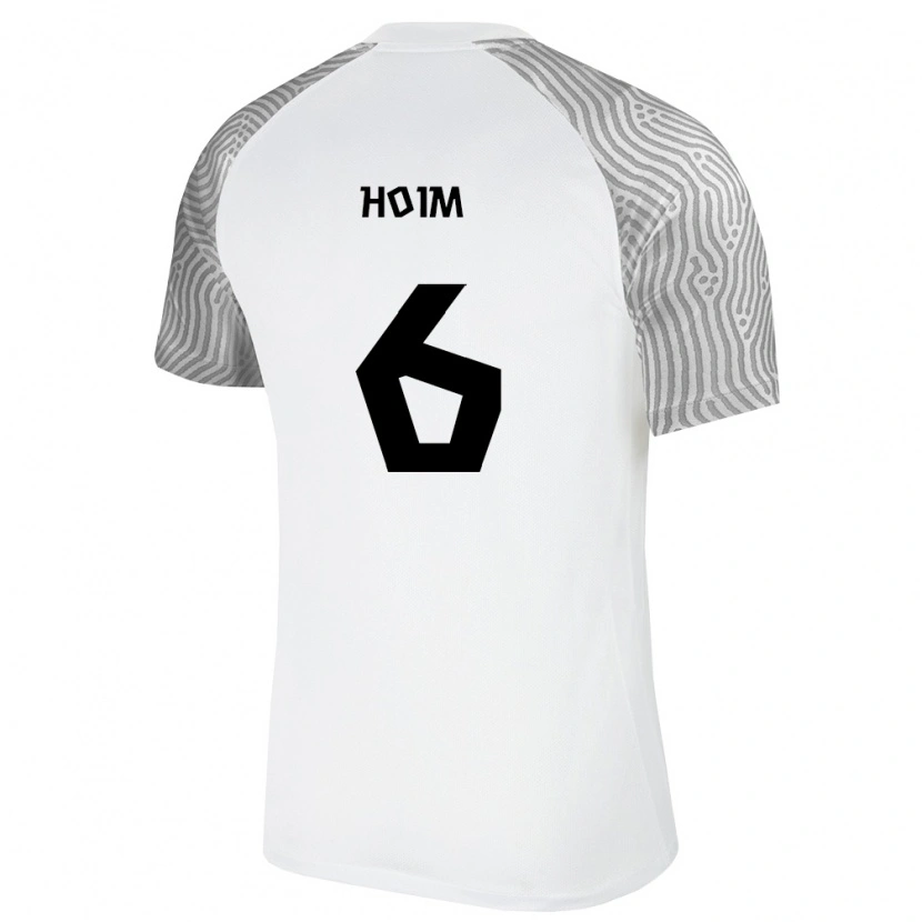 Danxen Women Estonia Oskar Hoim #6 White Gray Away Jersey 26-28 T-Shirt