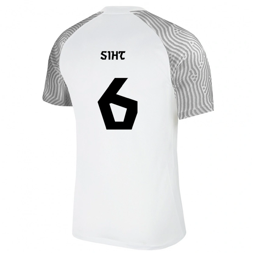 Danxen Women Estonia Rommi Siht #6 White Gray Away Jersey 26-28 T-Shirt