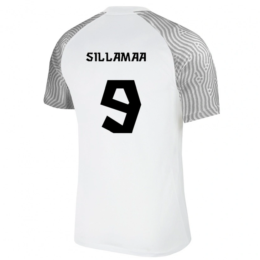 Danxen Women Estonia Ramol Sillamaa #9 White Gray Away Jersey 26-28 T-Shirt