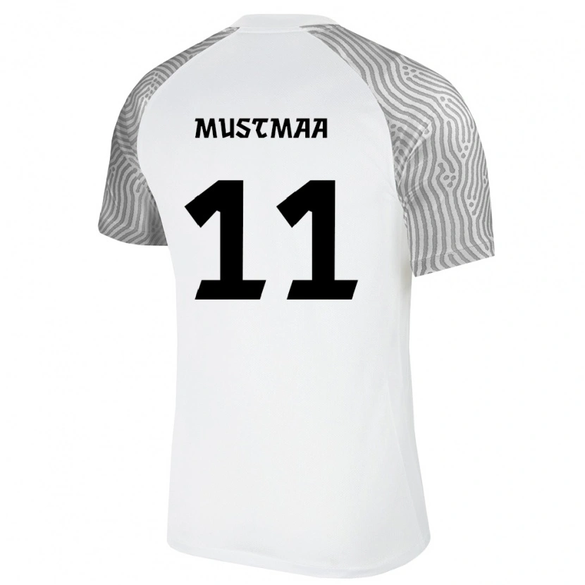Danxen Women Estonia Karel Mustmaa #11 White Gray Away Jersey 26-28 T-Shirt