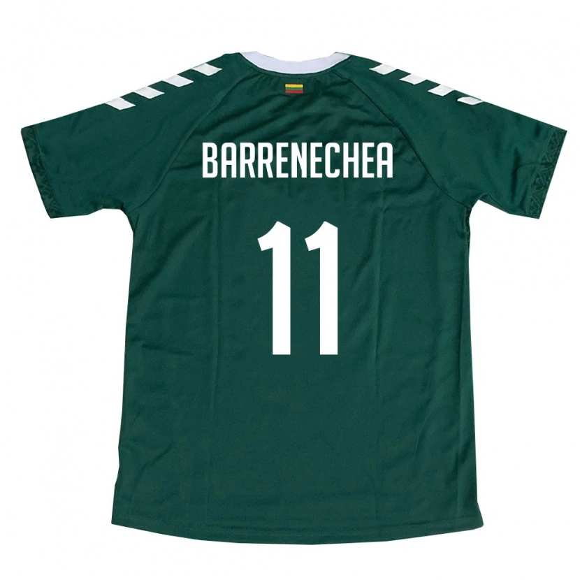 Danxen Women Lithuania Felipe Barrenechea #11 Dark Green White Away Jersey 26-28 T-Shirt