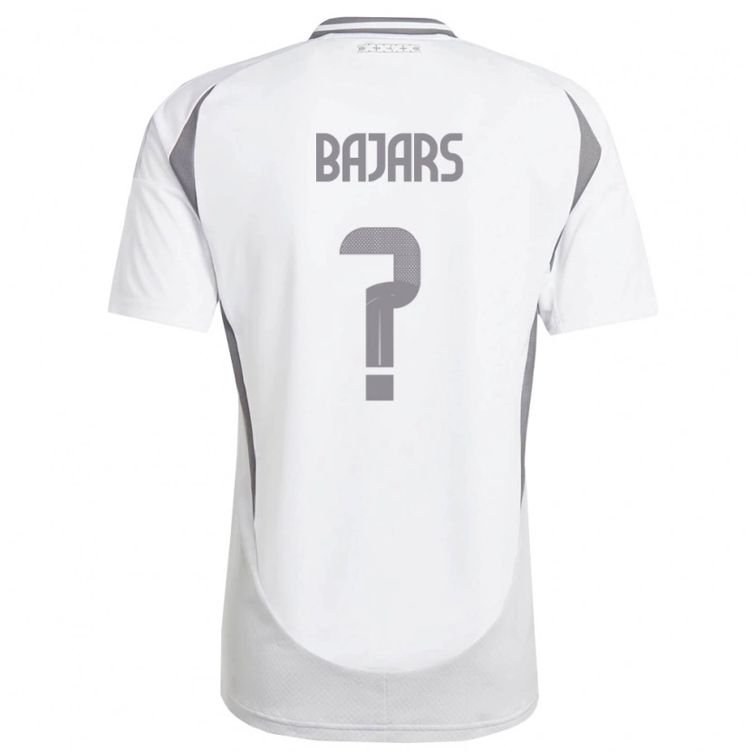 Danxen Women Latvia Marko Bajars #0 White Dark Gray Away Jersey 26-28 T-Shirt