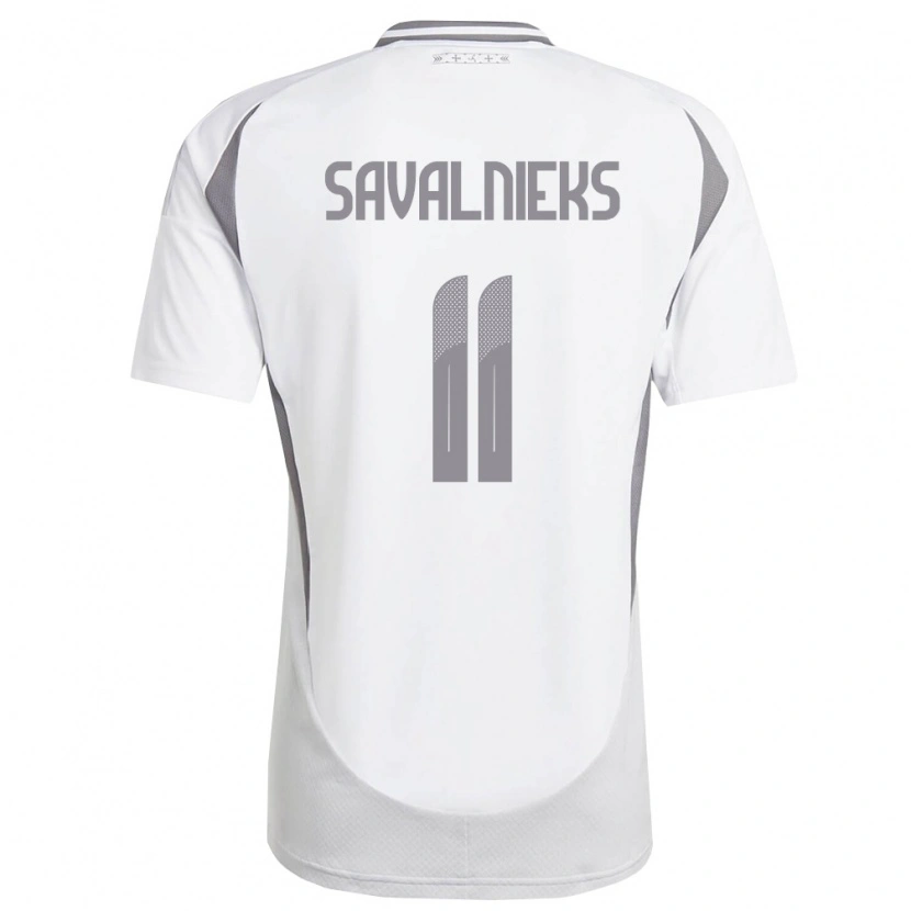 Danxen Women Latvia Roberts Savalnieks #11 White Dark Gray Away Jersey 26-28 T-Shirt