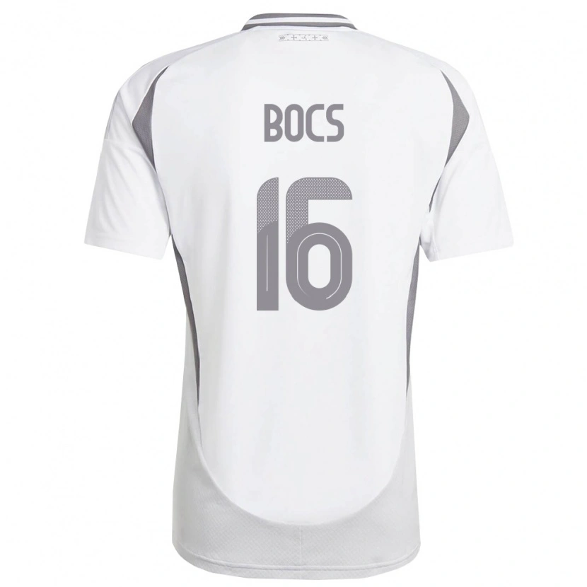 Danxen Women Latvia Roberts Bocs #16 White Dark Gray Away Jersey 26-28 T-Shirt
