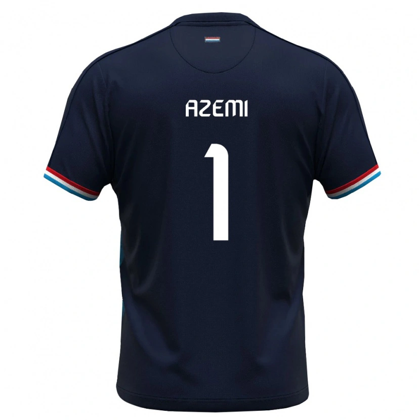 Danxen Women Luxembourg Ermal Azemi #1 Royal Blue Red Away Jersey 26-28 T-Shirt