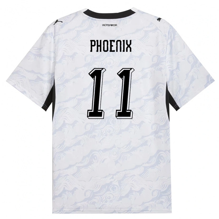Danxen Women New Zealand Codey Phoenix #11 Black White Away Jersey 26-28 T-Shirt