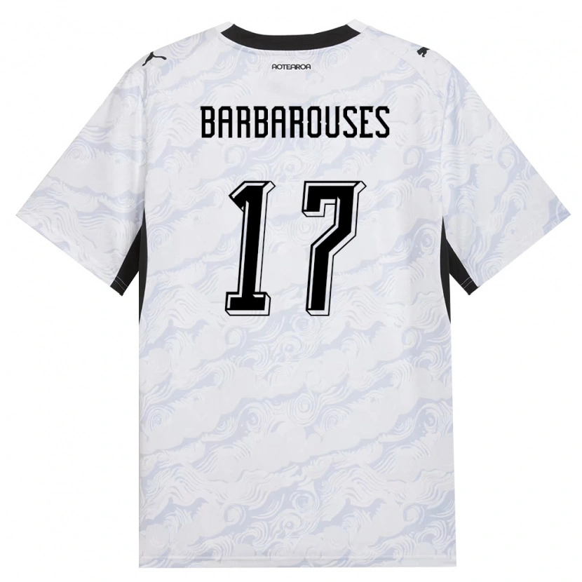 Danxen Women New Zealand Kosta Barbarouses #17 Black White Away Jersey 26-28 T-Shirt