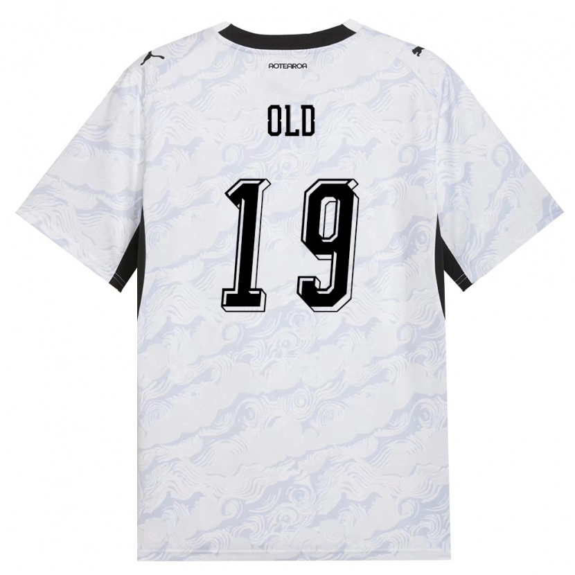 Danxen Women New Zealand Ben Old #19 Black White Away Jersey 26-28 T-Shirt