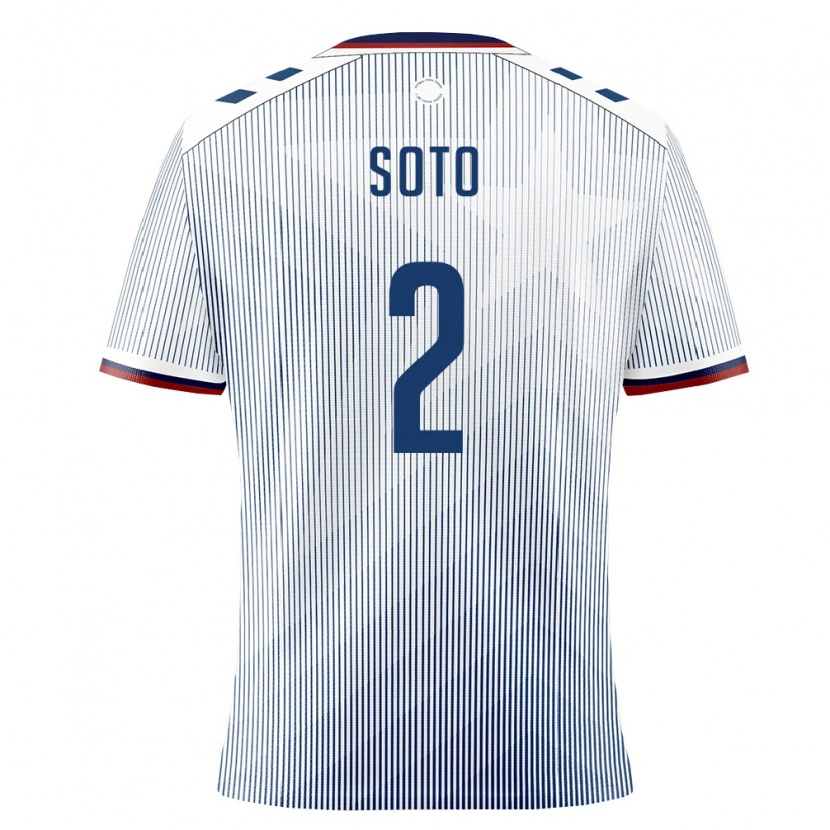 Danxen Women Puerto Rico Adrián Soto #2 Royal Blue White Away Jersey 26-28 T-Shirt