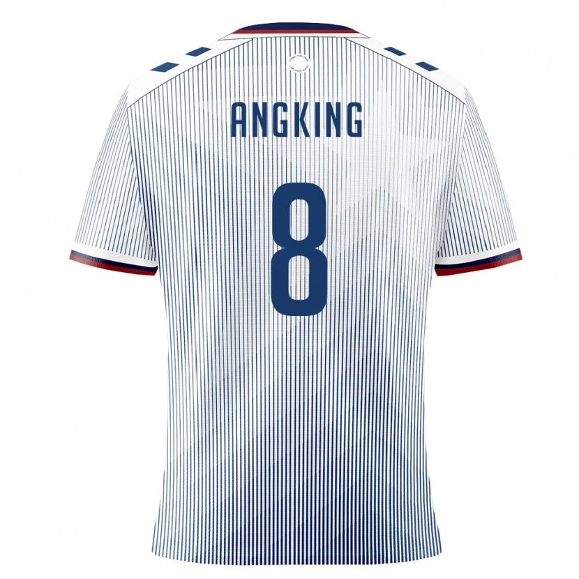 Danxen Women Puerto Rico Isaac Angking #8 Royal Blue White Away Jersey 26-28 T-Shirt
