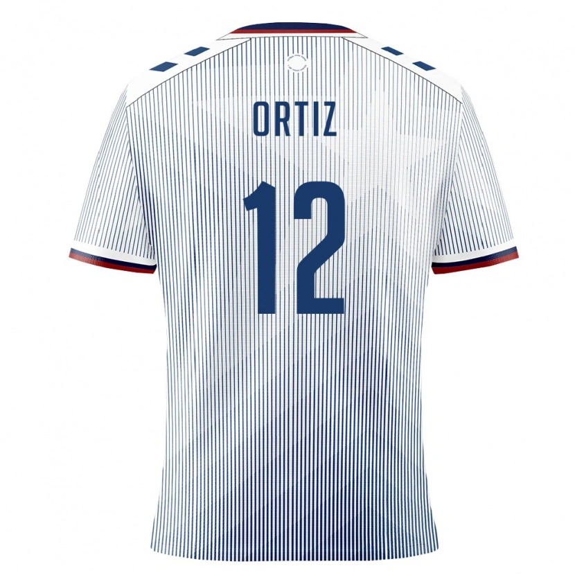 Danxen Women Puerto Rico Gamaliel Ortiz #12 Royal Blue White Away Jersey 26-28 T-Shirt