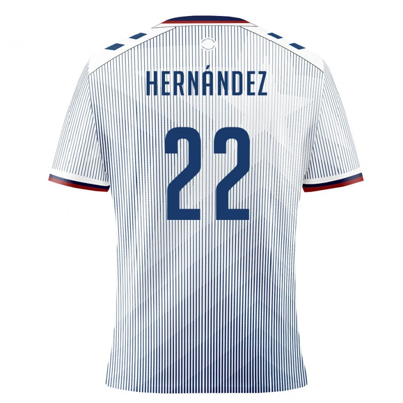 Danxen Women Puerto Rico Noeh Hernández #22 Royal Blue White Away Jersey 26-28 T-Shirt