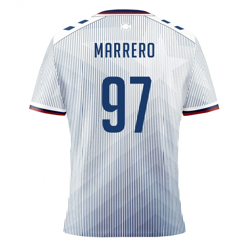 Danxen Women Puerto Rico David Marrero #97 Royal Blue White Away Jersey 26-28 T-Shirt