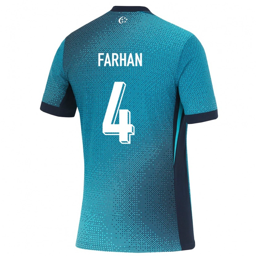 Danxen Women Singapore Farhan Zulkifli #4 Dark Turquoise Black Away Jersey 26-28 T-Shirt