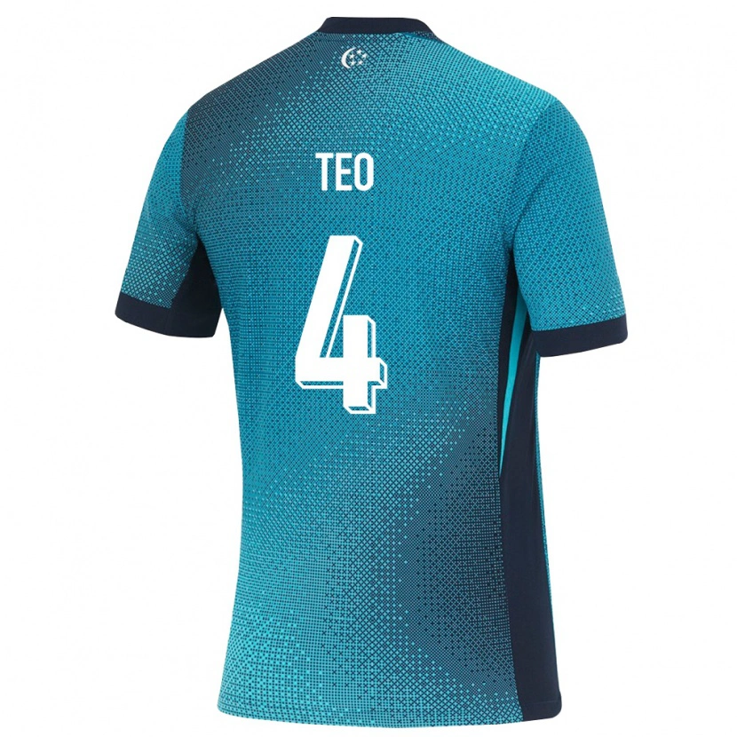 Danxen Women Singapore Kieran Teo #4 Dark Turquoise Black Away Jersey 26-28 T-Shirt