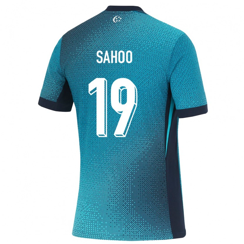 Danxen Women Singapore Garv Sahoo #19 Dark Turquoise Black Away Jersey 26-28 T-Shirt