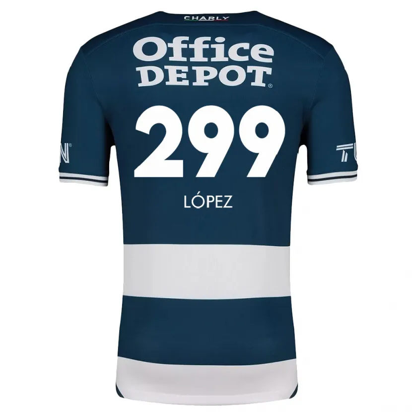 Danxen Kid Santiago López #299 Blue White Home Jersey 2024/25 T-Shirt
