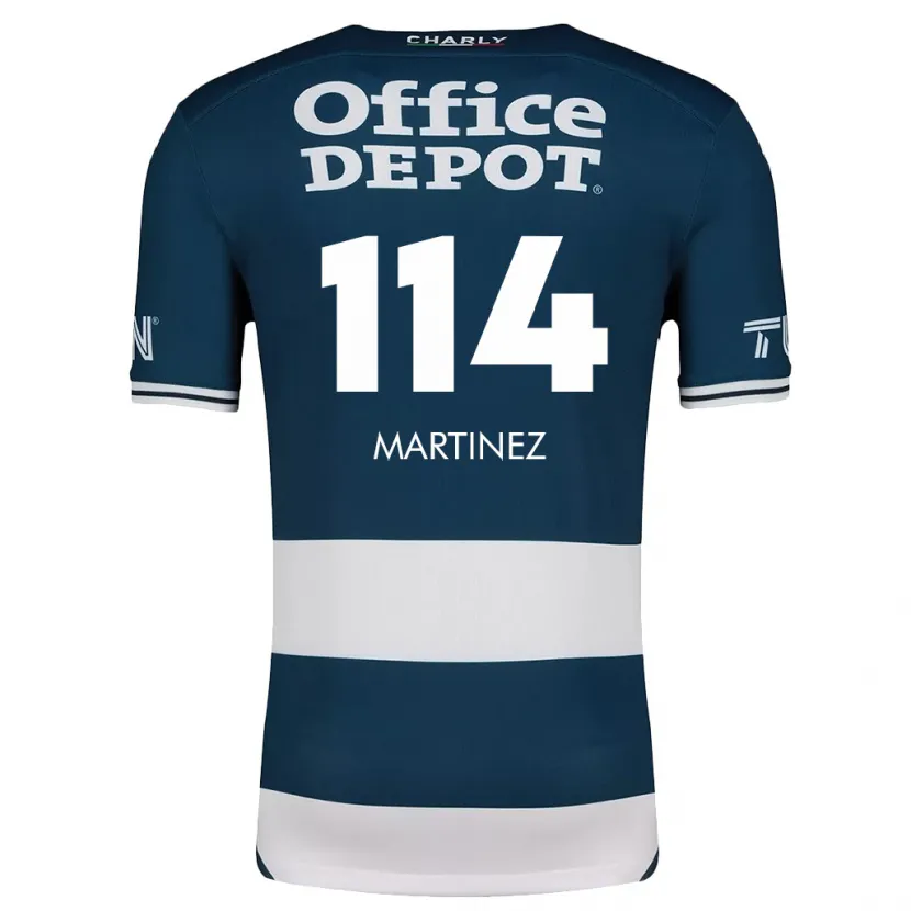 Danxen Kid Jesús Martínez #114 Blue White Home Jersey 2024/25 T-Shirt