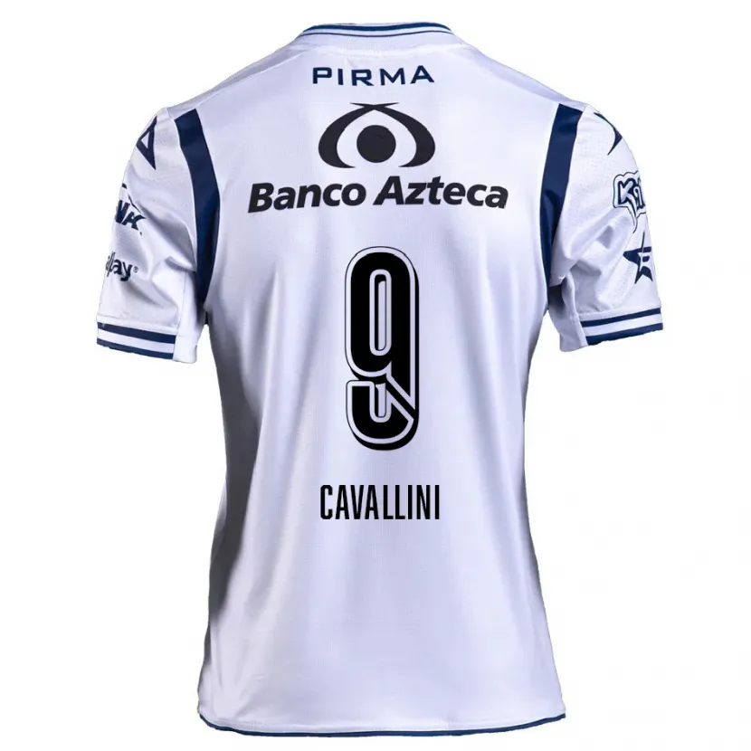Danxen Kid Lucas Cavallini #9 White Navy Blue Home Jersey 2024/25 T-Shirt