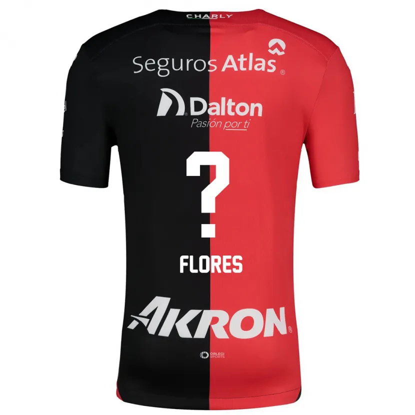 Danxen Kid Luis Flores #0 Red Black Home Jersey 2024/25 T-Shirt
