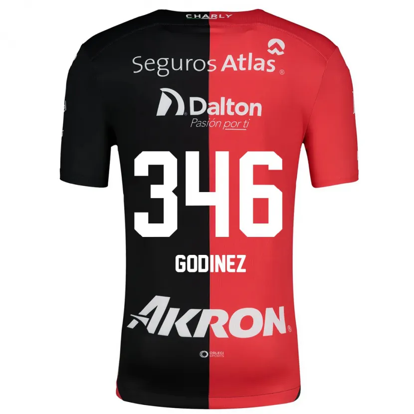 Danxen Kid Olmo Godínez #346 Red Black Home Jersey 2024/25 T-Shirt